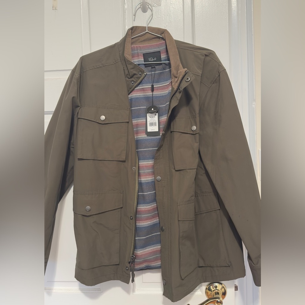 Rails Men's Olive Green Military Field Jacket